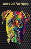 Isometric Graph Paper Notebook: Equilateral Triangles, 120 Pages, Vibrant Boxer Dog Cover, 8.5 x 11 inches (21.59 x 27.94 cm)