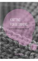 Knitting for Beginners