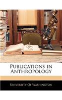 Publications in Anthropology: (English)