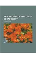 An Analysis of the Lever Escapement