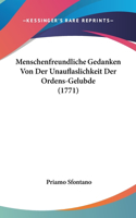 Menschenfreundliche Gedanken Von Der Unauflaslichkeit Der Ordens-Gelubde (1771)