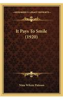 It Pays to Smile (1920)