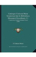Catalogus Codicum Manu Scriptorum Qui in Bibliotheca Monasterii Einsidlensis V1