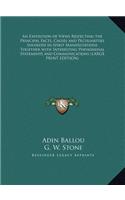 An Exposition of Views Respecting the Principal Facts, Causes and Peculiarities Involved in Spirit Manifestations Together with Interesting Phenomena