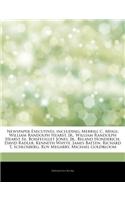 Articles on Newspaper Executives, Including