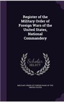 Register of the Military Order of Foreign Wars of the United States, National Commandery