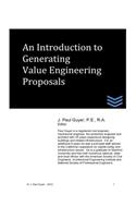 Introduction to Generating Value Engineering Proposals