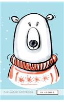 Password Notebook: Big Polar Bear(My Secret Password Logbook)