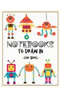 Notebooks To Draw In For Boys: Graph Paper Notebook
