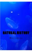 Natural History Notebook: Notebook with 150 Lined Pages