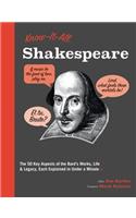 Know It All Shakespeare: 50 Key Aspects of the Bard's Works, Life & Legacy, Each Explained in Under a Minute