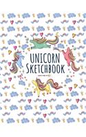 Cute Unicorn Kawaii Sketchbook