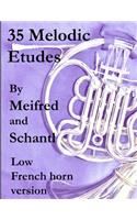 35 Melodic Etudes, Low French Horn Version