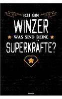 Ich bin Winzer was sind deine Superkräfte? Notizbuch