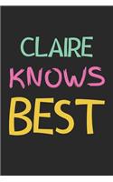 Claire Knows Best