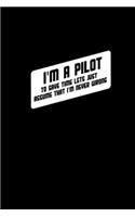 I'm a pilot to save time let's just assume that I'm never wrong