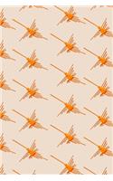 Nazca Lines Hummingbird Pattern: 110 Page Blank Notebook - Ruled Paper Journal - 6" x 9" (15.24 x 22.86 cm)