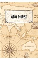 Abu Dhabi: Liniertes Reisetagebuch Notizbuch oder Reise Notizheft liniert - Reisen Journal für Männer und Frauen mit Linien