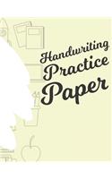 Handwriting Practice Paper: Writing Paper for Kids With Dotted Lined (Notebook With Dotted Lined Sheets for K-3 Students 100 Pages)