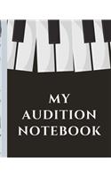 My Audition Notebook