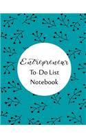 Entrepreneur To Do List Notebook: Checklist and Planning Notepad For Business People