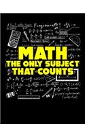 Math The Only Subject That Counts