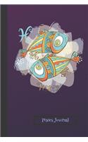 Pisces Journal: Planner and Brain Map Diary: Gift Astrology Zodiac Sun Sign Notebook