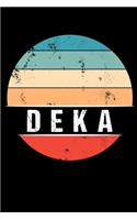 Deka: 100 Pages 6 'x 9' -Dot Graph Paper Journal Manuscript - Planner - Scratchbook - Diary