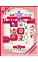 Math Literacy One-digit Addition Practice book for Pk to kindergarten