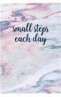 Small Steps Each Day