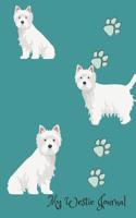 My Westie Journal: Cute Dog Breed Journal Wide Ruled Lined Paper