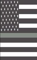 Thin Gray Line Sketchbook: Thin Gray Line Sketchbook, Correctional Officers Notebook, Prison Guard Sketch Book, Correctional Officer Drawing Book, 8.5 X 11 Sketch Paper with 1