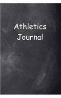 Athletics Journal Chalkboard Design: (Notebook, Diary, Blank Book)(Sports Journals Notebooks Diaries)