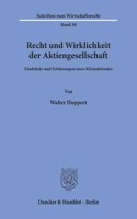 Recht Und Wirklichkeit Der Aktiengesellschaft