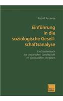 Einführung in die soziologische Gesellschaftsanalyse