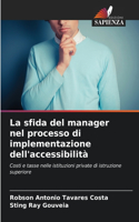 sfida del manager nel processo di implementazione dell'accessibilità