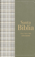 Biblia Rvr 1960 Compacta Símil Piel Cuadros Verde (Bible Rvr 1960 Compact Size Leatherlike Green Checked Pattern(spanish Edition)