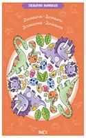 Colouring mandalas - Dinosaurios