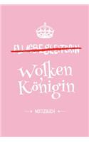 Flugbegleiterin - Wolkenkönigin: Notizbuch als Geschenk für Flugbegleiterin - A5 / liniert - Stewardess Geschenke zum Geburtstag oder Weihnachten