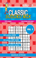 Classic Sudoku Mix- level 4 & 5, vol.1