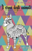 Libri da colorare per adulti - Grande stampa - Il regno degli Animali