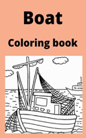 Boat Coloring book: Kids for Ages 4-8
