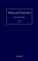 History of Universities, Volume XXII/1