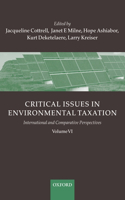 Critical Issues in Environmental Taxation