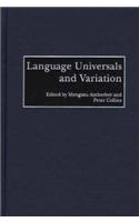 Language Universals and Variation