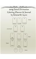 2019 Dated Divination Coloring Planner & Journal (Perfect Bound)