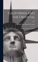 California and the Oriental: Japanese, Chinese and Hindus; 1922