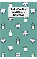 Baby Feeding And Diaper Notebook