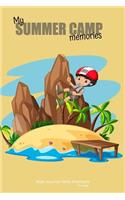 My SUMMER CAMP memories Kids Journal With Prompts for boys