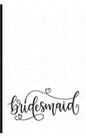 Bridesmaid Journal